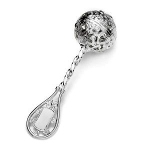 Silber glöckchen rassel - SVR 01601 25x84 mm