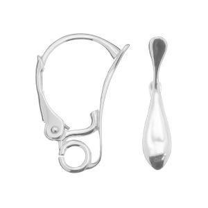 Ohrhaken klapp brisuren 925 silber - BA 34 11,6x18,5 mm