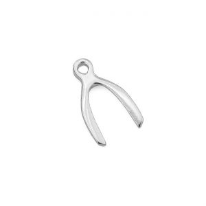 Anh&auml;nger - Wunschknochen*sterling silber AG 925*CHARM 113 8,4x14,1 mm
