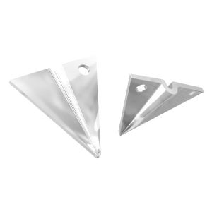 Origami flugzeug anhänger ODL-00015 10,7x12 mm