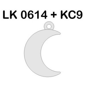 Mond anhänger, LK-0614 - 0,50