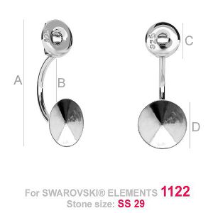 Swing Ohrringe Rivolii - OKSV 1122 6MM