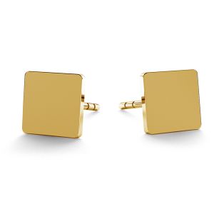 Platz ohrringe 14K gold LKZ-00934 KLS - 0,30 mm