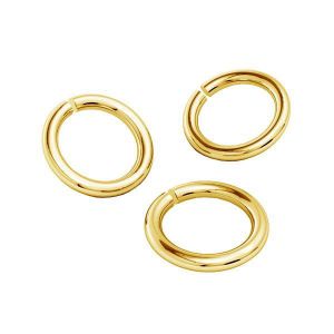 Gold biegeringe AU 585 14K, KC-0,80x4,25