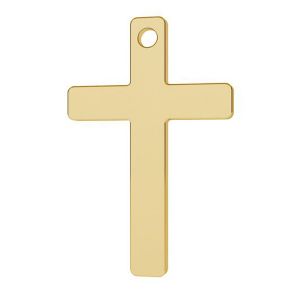 Kreuz anhänger 14K gold, 