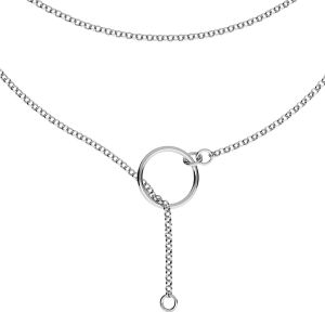 Kette basis für armband, sterling silber 925, S-CHAIN 31 (ROLO 035)