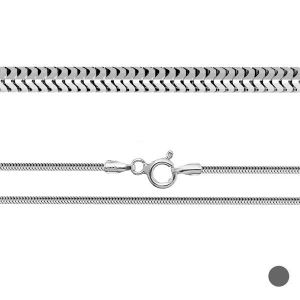 Flexible Schlangenkette*Sterlingsilber 925*CSTD 1,4 (42 cm)