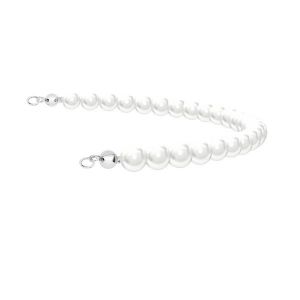 Modul mit 25 Gavbari Perlen 6mm*sterling silber 925*EL 22 6x170 mm