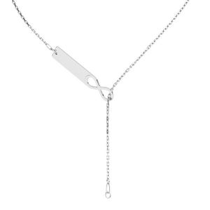Halskette Unendlichkeit, sterling silber 925, CHAIN 37 (A 030)