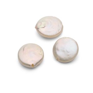 Münze natürliche Perlen 12 mm, GAVBARI PEARLS