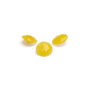 Gelb chalzedon 10 mm, halbedelstein 