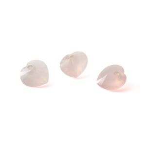 Hellrosa jade HERZ 10 MM GAVBARI, halbedelstein 