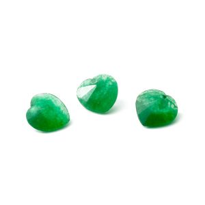 Grüner Onyx HERZ 10 MM GAVBARI, halbedelstein 