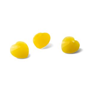 Gelbe Jade HERZ 10 MM GAVBARI, halbedelstein 