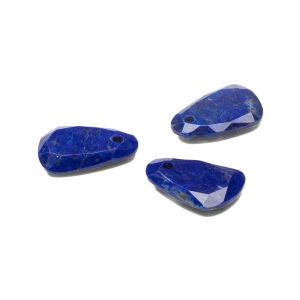 Flache Träne Anhänger, Lapis lazuli 16 mm, halbedelstein 