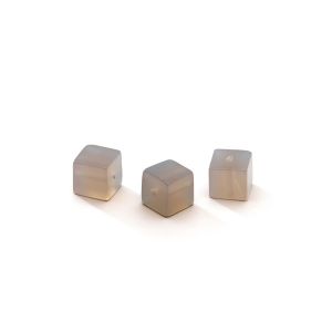 Aquamarin-Onyx WÜRFEL 6 MM GAVBARI, halbedelstein 