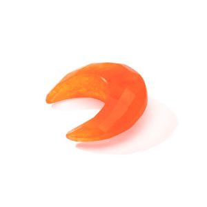 Orange jade MOND 20 MM GAVBARI, halbedelstein 