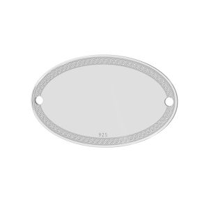 Oval anhänger, silber 925, LKM-3037 - 0,50 12,5x20 mm