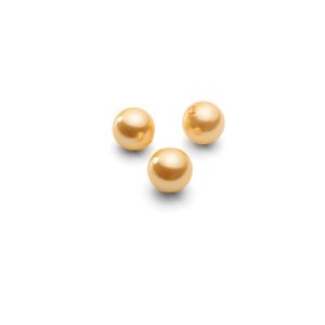 Runden natürliche Perlen golden 6 mm 1H, GAVBARI PEARLS