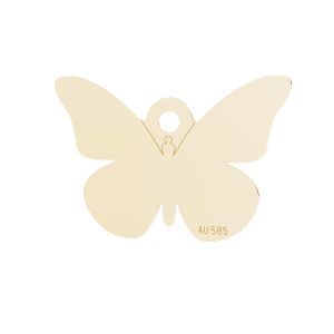 Schmetterling anhänger*gold 585*LKZ14K-50113- 0,30 9,3x13,9 mm