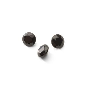 Runder stein, schwarzer onyx 3 mm, GAVBARI halbedelstein 