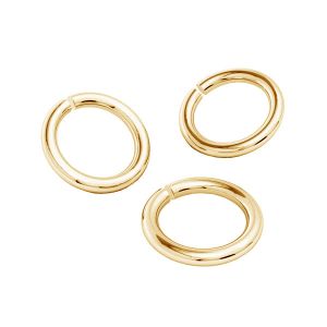 Gold biegeringe AU 585 14K, KC-0,80x2,15