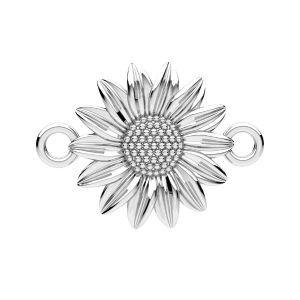 Anhanger onnenblume*sterling silber 925*ODL-01085 13,8x19,3 mm