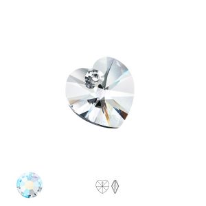 Herz anhanger - kristall, Heart Pend. MXM 1H 10 crystal, PRECIOSA
