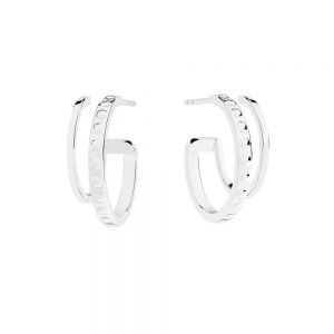 Ohrringe, silber 925, KLS OWS-00325 5,4x19 mm