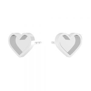 Herz anhänger, harzbasis*silber 925*KLS ODL-01117 6,5x7,4 mm