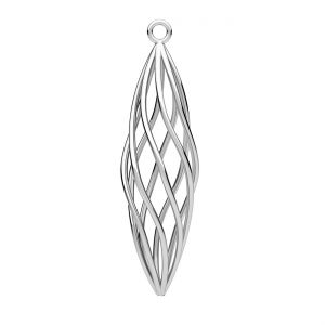 Spiral anhänger*sterling silber 925*OWS-00349 9,8x35 mm