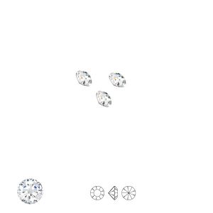 Runder kristall 1,2 mm, Chaton MAXIMA ss1/pp4 crystal DF, PRECIOSA
