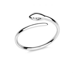 Schlange ring, silber 925, U-RING OWS-00334 6,5x19,5 mm