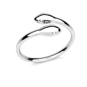 Schlange ring, silber 925, U-RING OWS-00336 7x19,5 mm