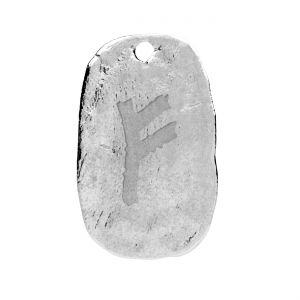 Wikinger Anhänger rune - Fehu*silber 925*FEHU OWS-00555 10x15,2 mm