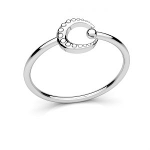Mond ring, silber 925, U-RING ODL-01418 6,8x20 mm