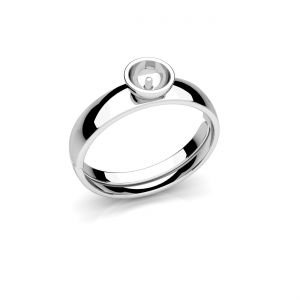 Ring Universalgröße - fassung für perle, sterling silber 925, U-RING ODL-01306 3,2x16 mm