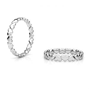 Herz-Hände-Ring, silber 925, RING OWS-00654 3x21,5 mm R-19