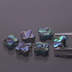 Kleeblatt aus Paua-Muschel 10x10 MM