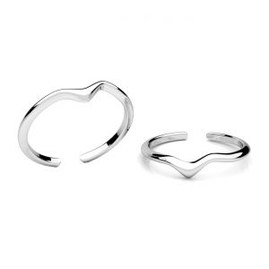 Universeller Ring - Katze mit Garn*silber AG 925*U-RING ODL-01560 1,2x24mm