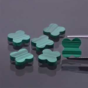 Kleeblatt aus Malachit 10x10 MM