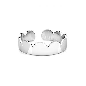 Universeller durchbrochener Ring*silber AG 925*U-RING LKM-3447 - 0,8x5 mm