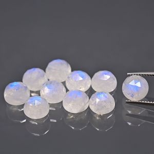 Rosette - Regenbogen-Mondstein 6 MM