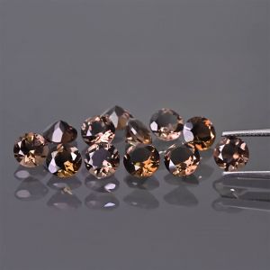 Runder Stein, Kegel - Rauchquarz 6 MM