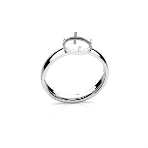 Universeller Ring mit großer Harzfassung*silber AG 925*U-RING OWS-01032 7,3x7,3mm