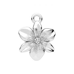 Anhänger - Blume, Flieder*silber AG 925*CON-1 ODL-01624 12x15 mm
