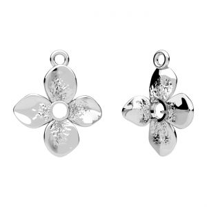 Anhänger - Fassung für runde Natursteine 6mm*silber AG 925*CON-1 OWS-01188 16,7x19,4 mm