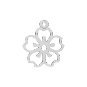 Filigraner Anhänger - Erdkugel*Sterlingsilber AG 925*LKM-3453 - 0,50 13x14,5 mm