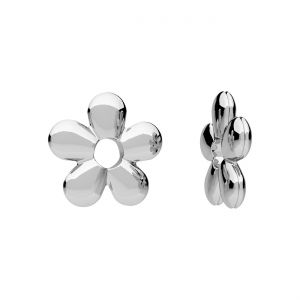 Anhänger - Blume*silber AG 925*CON-1 ODL-01628 10,2x10,6 mm