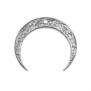 Anh&auml;nger - doppelte Blume*silber AG 925*CON-1 S-CHARM 204 18,4x26 mm